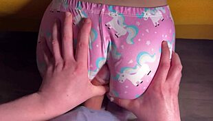 Stepsis begged me to rub her ass without going deeper