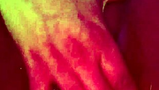 ebony babe masturbates black pussy to intense climax