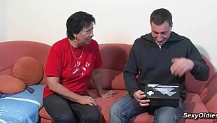 Big Cock Guy Fucks German Mature In Reverse Cowgirl