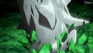 Monster fucks elf in hentai