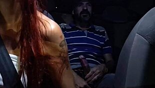 Safada works as app driver and catches man masturbating in back seat!