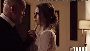 jill kassidy plays the secretary in this submission scene. petite brunette gets spanking and facial in college setting.