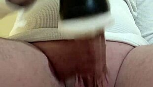 Close up of a hot cumshot in a Fleshlight fantasy