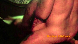 Think she’s ready for this? Ada Riosa’s first shy backside ride on retro sliders!