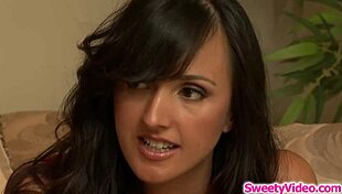 Brunette Babe Licking Lesbian Girlfriend