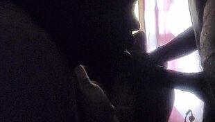 Diamond In The Rough Slut Swallows Cum In Homemade Blowjob With Black Neighbor