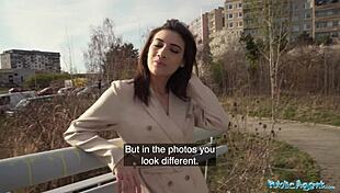 Damn girl, show those tits and ass, then suck and ride me outside