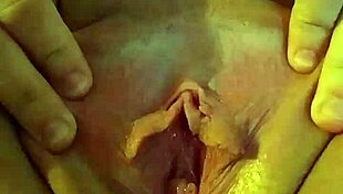 Playing with wet pussy while watching friend's horny porno