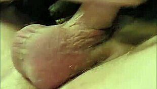 Beautiful brunette housewife sucking husband's big white cock