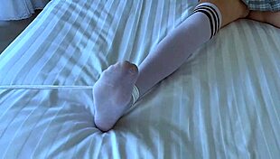 Holy crap! Neighbors dive into wild tickle bondage with sexy blonde!