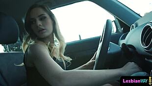 Petite Lesbo Teen Opens Wide for Milf's Skilled Tongue