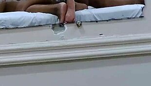 guy convinces neighbor to suck and take anal interracial action.