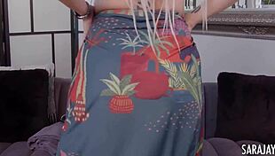 Filthy BBW Sara Jay Fucks Her Favorite Sex Toys And Licks Them Clean