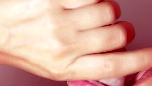 Uncensored japanese cutie gives close-up blowjob with cum finish