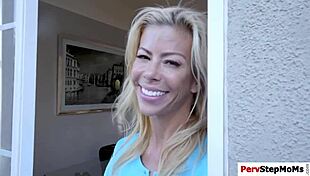 Why does this lovely milf stroke a hunky guy's massive cock?