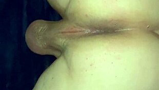 Old professor assumes position for ball licking and flashing big cock