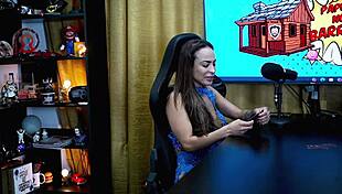Big tits Belinha baracho seduces host and fucks him hard