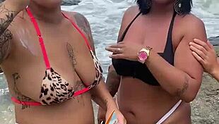 Hairy African Lesbians Fucking On Beach