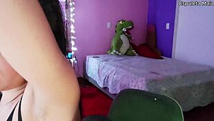 Hot Latina With Natural Tits Attempts To Suck Her Own Breasts