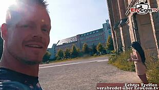 Deutsche Latina Mit Dicken Titten Auf Der Straße Abgeschleppt Zum Ficken