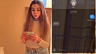 the cute blonde cleaner in tight jeans turns me on at home