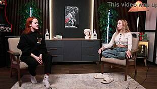 Redhead Pornstar Ni Ole Answers Subscriber Questions With Bella Mur