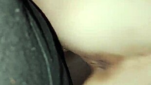 Ravishing Ray's Big Tits Orgasm with Black Bull's Monster Cock Creampie in Car