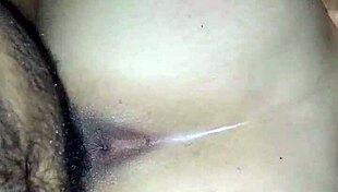 brunette in costume on all fours for fun