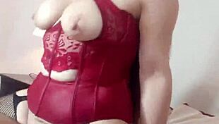 Curious how a busty Indian mother-in-law rides hard in the bedroom until the end?