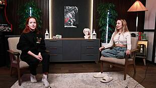 Redhead Pornstar Ni Ole Answers Subscriber Questions With Bella Mur