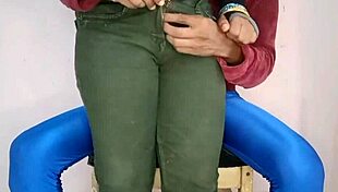 Sexy Wife Bent Over Chair for Deepthroat, Anal, and Monster Cock Handjob