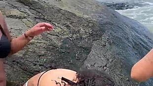 Hairy African Lesbians Fucking On Beach