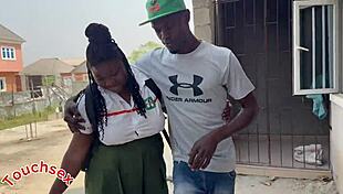 Chubby student bent over for hard doggystyle fuck