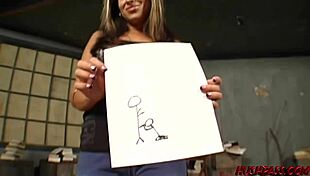 Porn Star August Delivers Intense Titty Fuck And Blowjob At Work