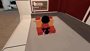 Getting fucked by a random guy in Roblox! 😏