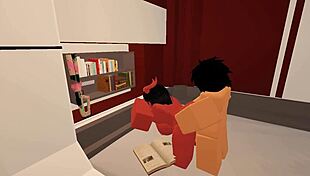 Getting fucked by a random guy in Roblox! 😏