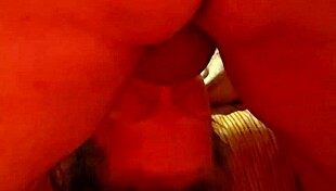 Mature Woman Swallows Cock with Gagging!