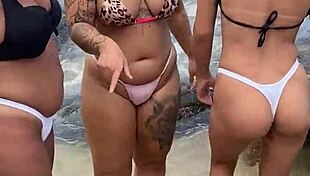 Hairy African Lesbians Fucking On Beach