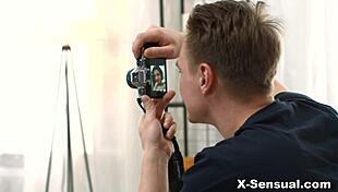 i turned naughty with liona bee, her shaved pussy got me cumming hard in this sensual teen fuck