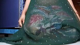 Hey this indian hot bhabhi fingered her tight pussy so hard she squirted. Check out her huge ass too!