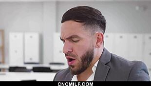 Freeuse Office Lets Employees Bend Over Fat BBW for Wild Doggystyle Group Action