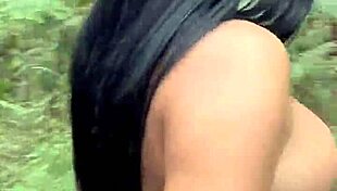 Latina Masturbates Outdoors to Break Curse!