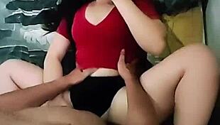 Sneaking to fuck friend's wife and cum inside!