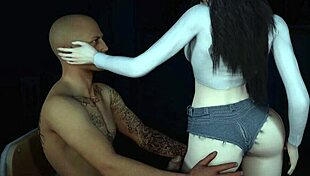 3D Hot College Slut Cheating With Her Big Cock Teacher