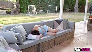 alice fantasy gets huge creampie in her nice wet pussy during cowgirl ride