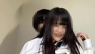 fresh college girl in uniform gets rough cosplay sex and cum on ass 😏