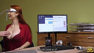 Loan4k deal gets wild with big-breasted woman. She trades vagina for cash in Czech casting.