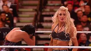 rhea ripley battles charlotte flair for smackdown women's championship