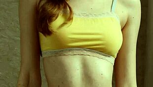 Check out those flowery panties on the cute model.