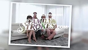 pretty teen girls pajama party with glasses and strapon dildo